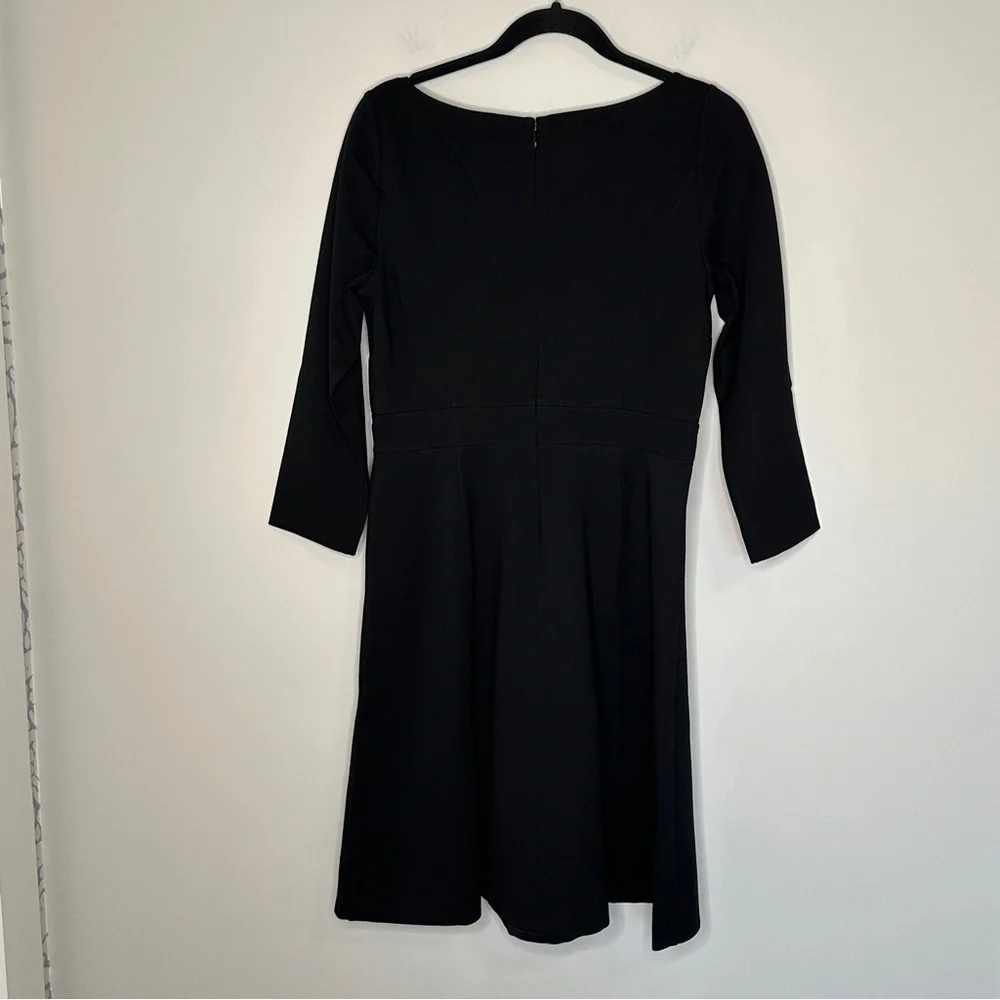 J. Crew Size 8 Fit and flare sheath dress in stretch ponte Modest Classic Preppy